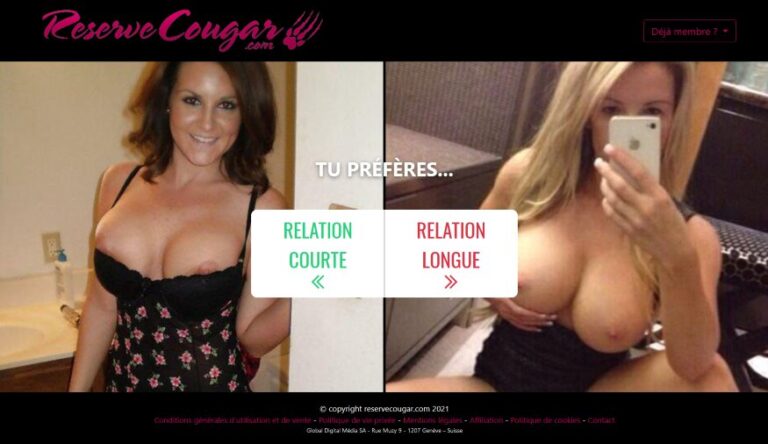 avis site reserve cougar pour rencontres