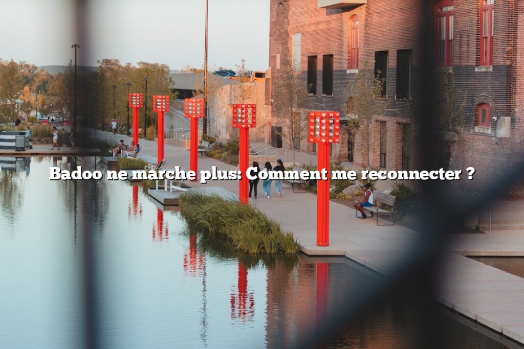 Badoo ne marche plus: Comment me reconnecter ?