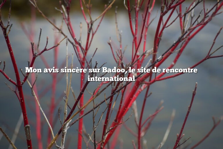 Mon avis sincère sur Badoo, le site de rencontre international