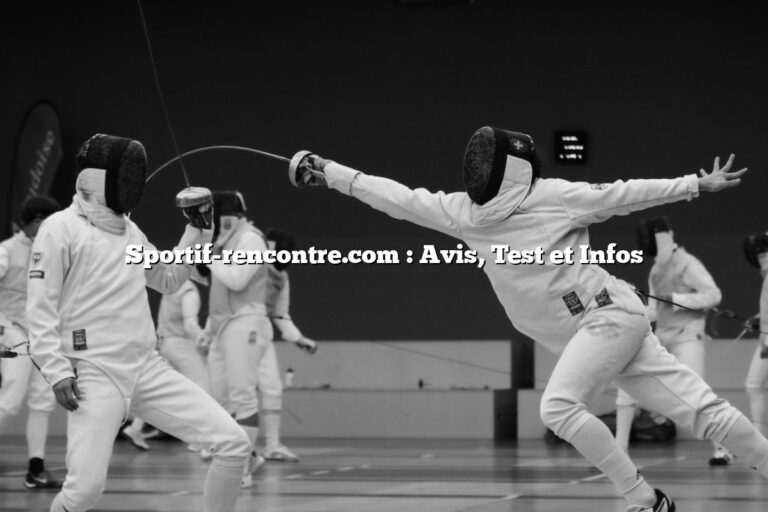 Sportif-rencontre.com : Avis, Test et Infos