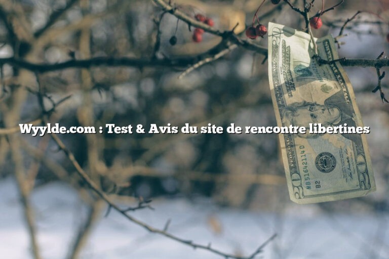 Wyylde.com : Test & Avis du site de rencontre libertines